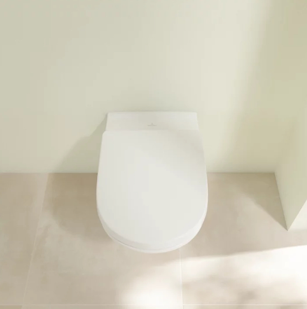 Комплект унитаза Villeroy&Boch O Novo 5660H101 с инсталляцией Tece Profil 9400412 с сиденьем Микролифт и клавишей смыва Хром глянцевый