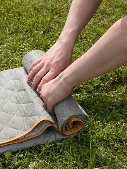 Плед для пикника и отдыха на пляже smart picnic, шалфей