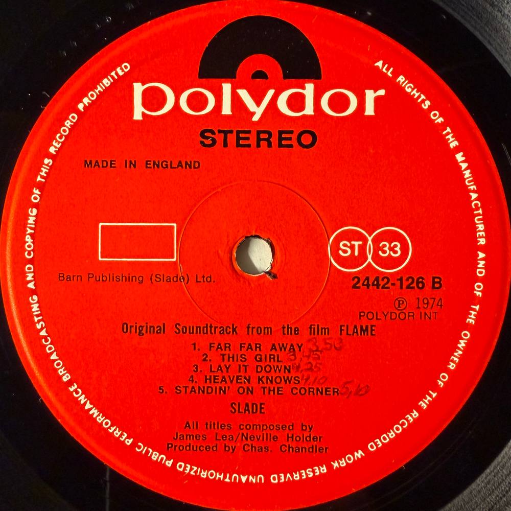 Slade ‎– Slade In Flame (Англия 1974г.)