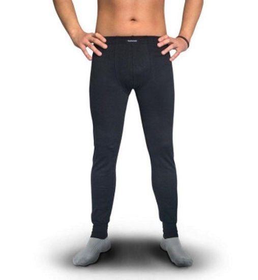 Кальсоны мужские с начёсом  GENTLEMEN GK-104 черный