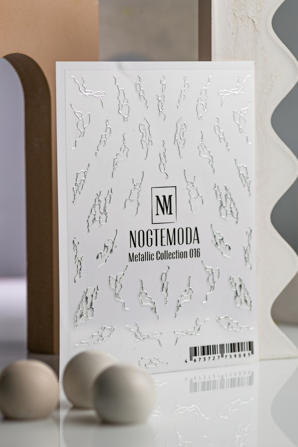 Наклейки NogteModa Metallic Collection 016