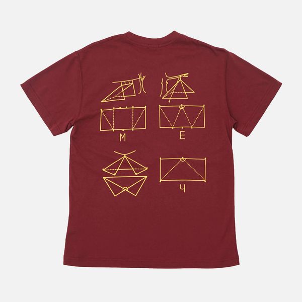 Футболка SS21 Outdoor Бордовая - фото 2