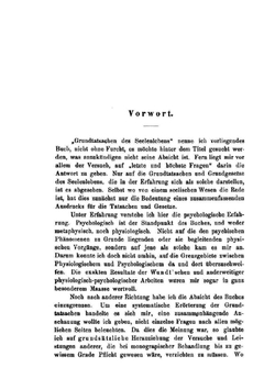 Grundtatsachen Des Sellenlebens | Theodor Lipps