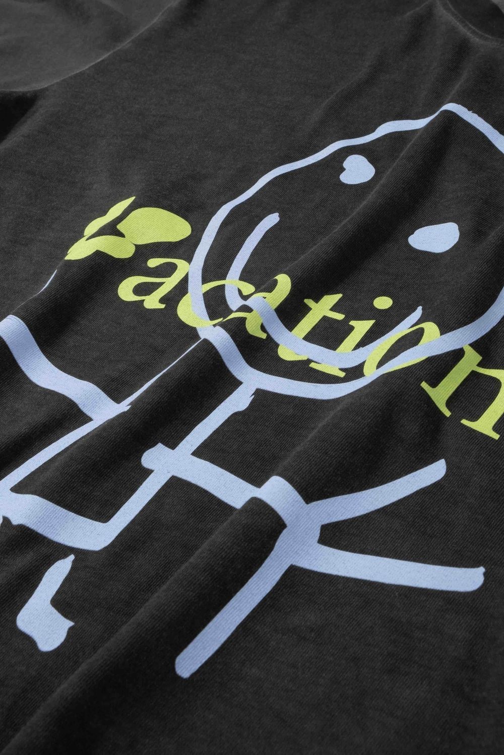 Футболка FOS Vacation pigment dyed Серая