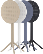 Стол пластиковый барный складной Siesta Contract Sky Folding Bar Table 60, бежевый