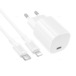 Зарядное устройство на Lightning PD20W Borofone BA103A (white)