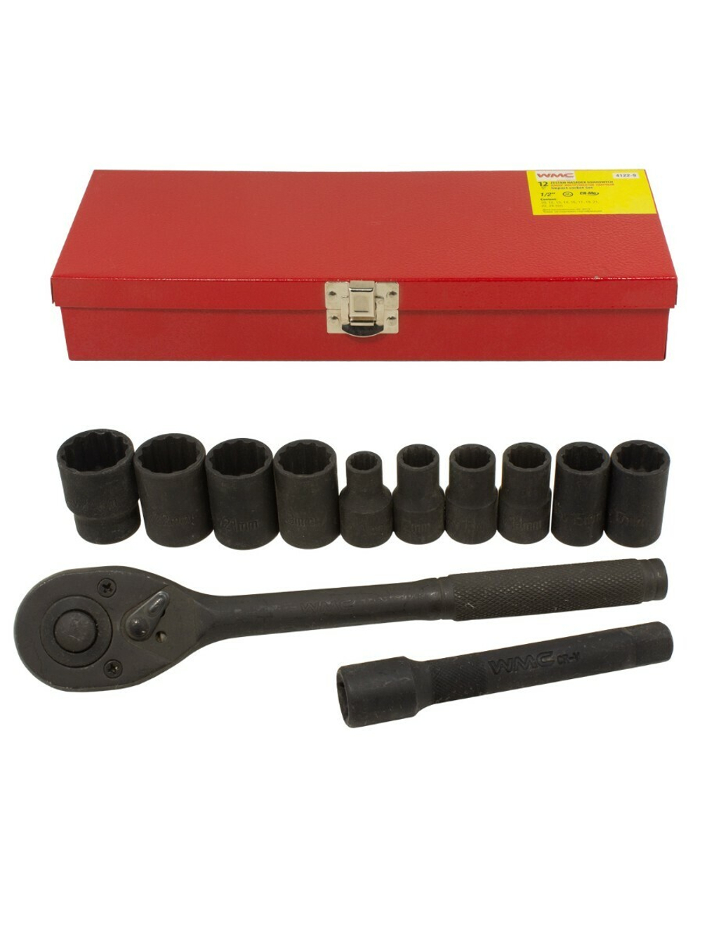 Набор инструментов ударных 12пр. 1/2''(12гр.)(10-24мм) WMC TOOLS WMC-4122-9