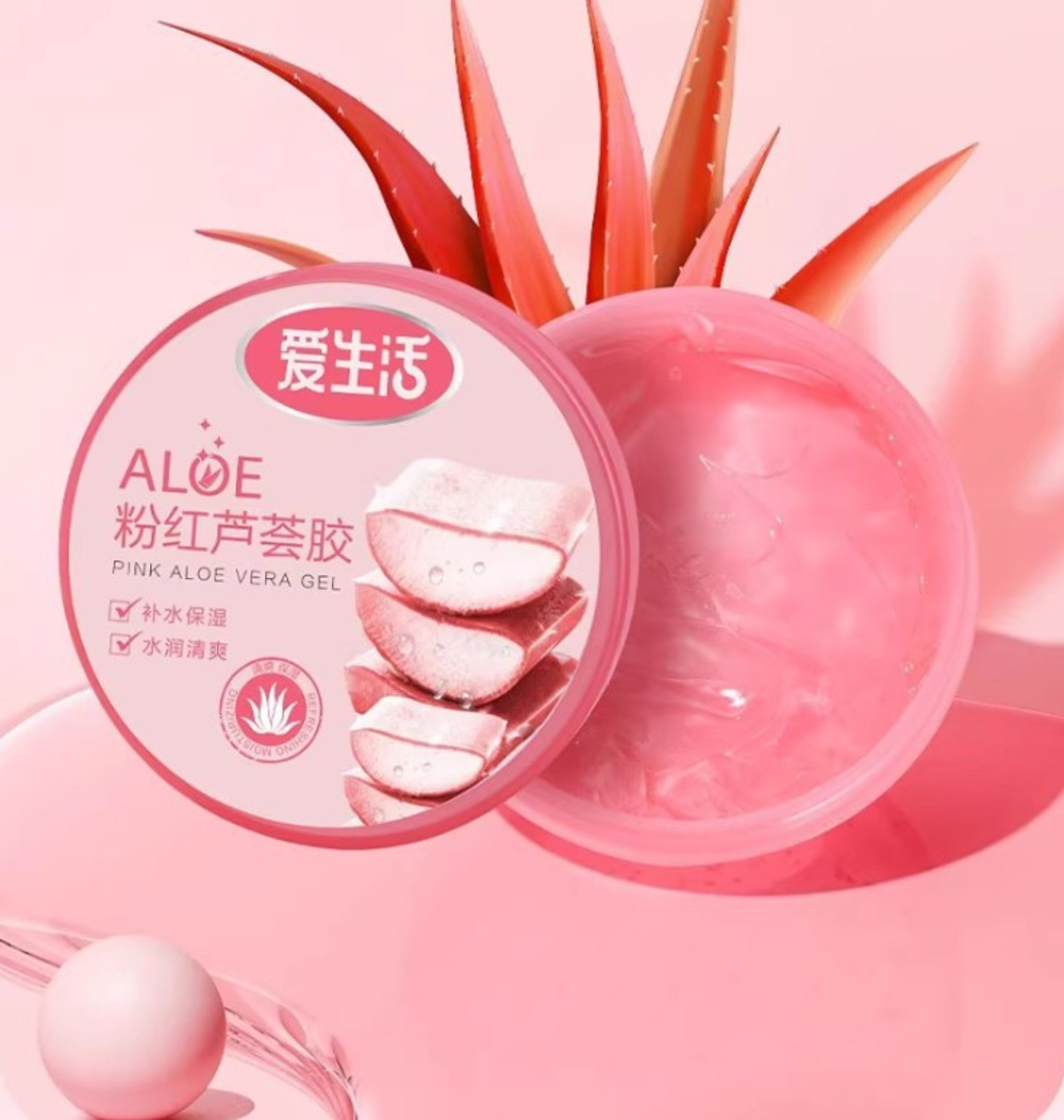 iLiFE Розовый гель алоэ вера