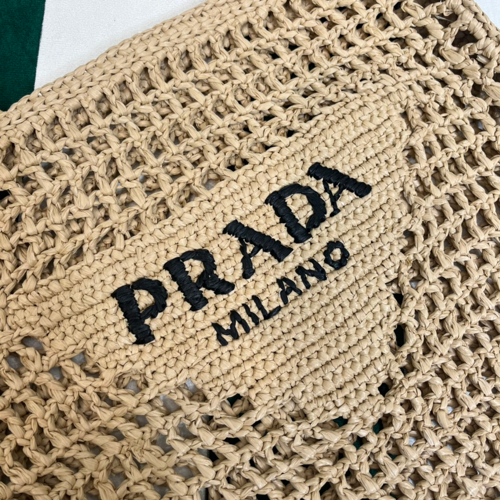 Prada Crochet Tote Bag