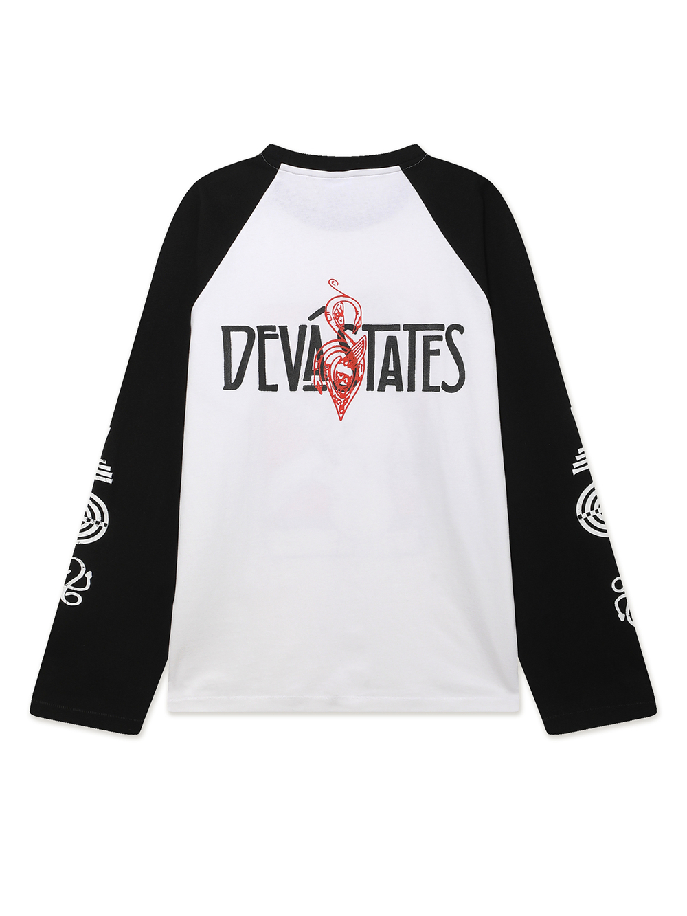 Мужской Лонгслив Raglan Tshirt - Jimmy - Black