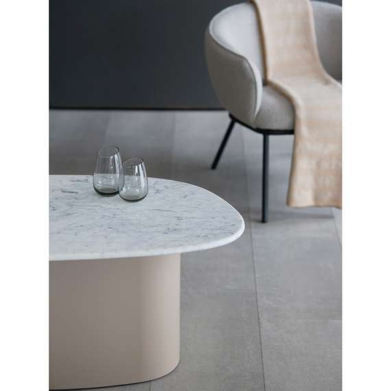 Столик журнальный Mojo, 92х43 см, бежевый мрамор