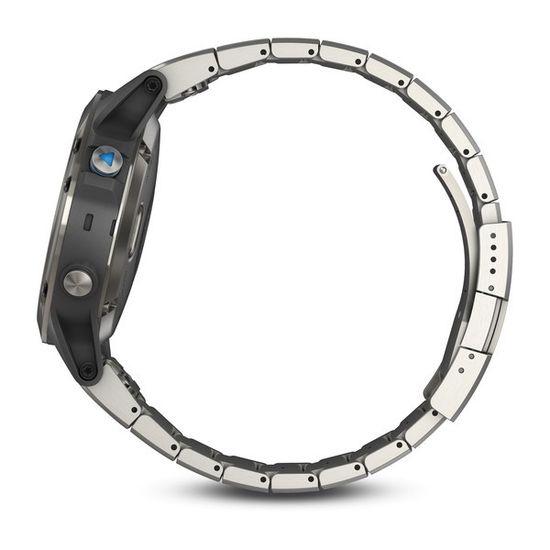 Спортивные смарт часы Garmin Quatix 5 Sapphire для морских путешествий и рыбалки 010-01688-42