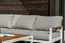 Лаунж зона из алюминия MAYA XL белая