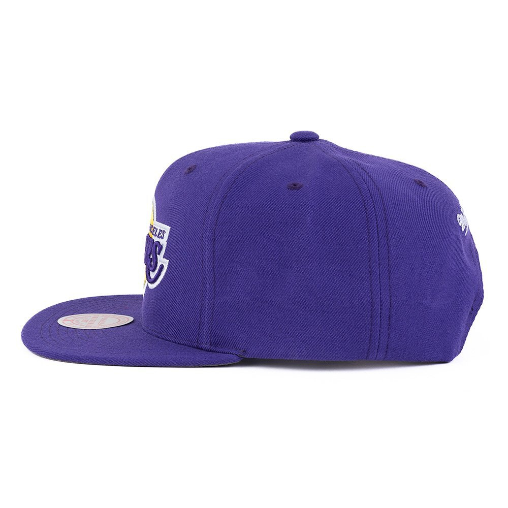 Баскетбольная кепка Mitchell & Ness NBA Team Ground 2.0 Snapback Los Angeles Lakers Purple Cap