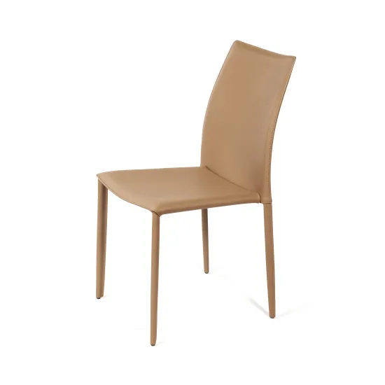 Стул Rolf, кожа фактурная мокко