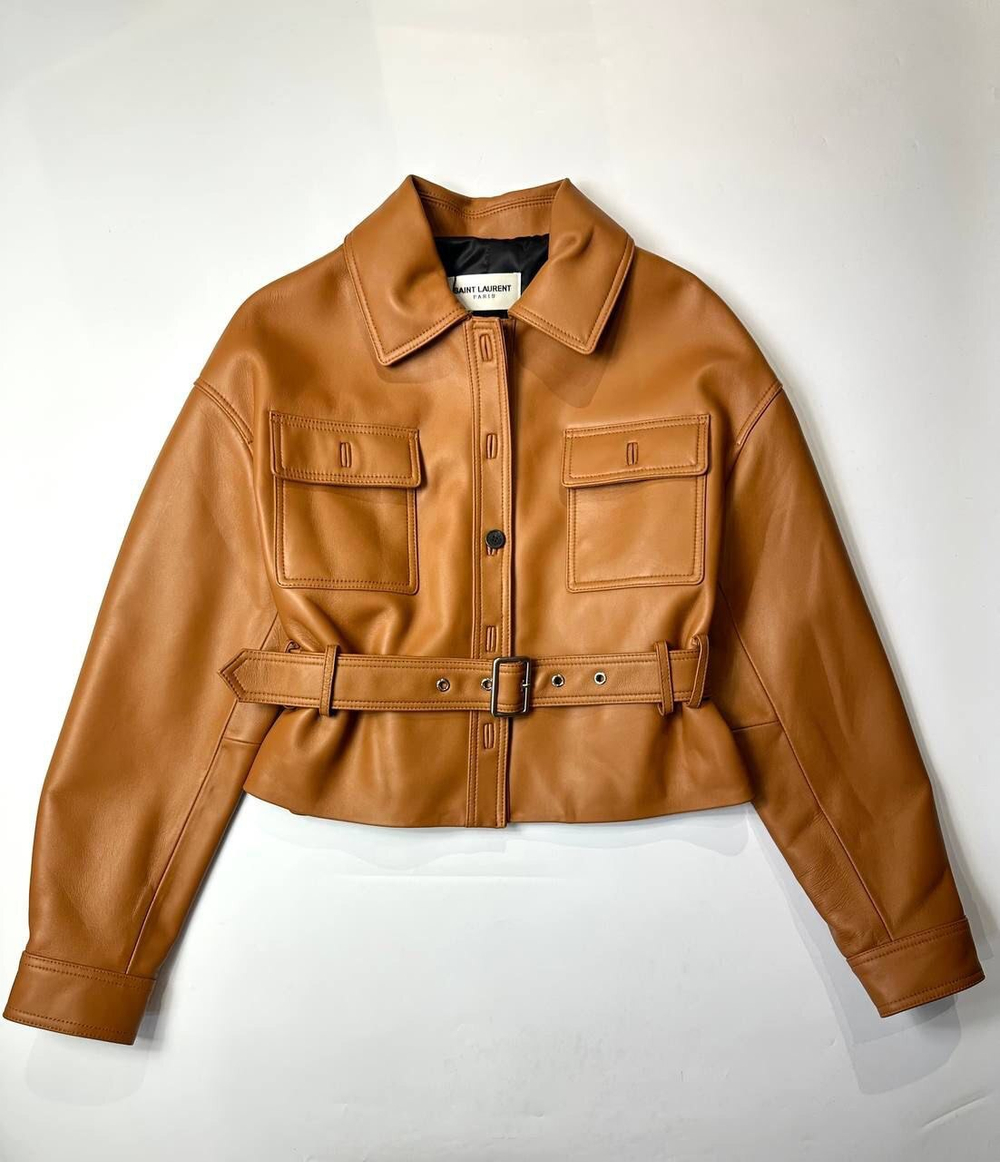 Кожаная куртка Yves Saint Laurent, арт. 477869737
