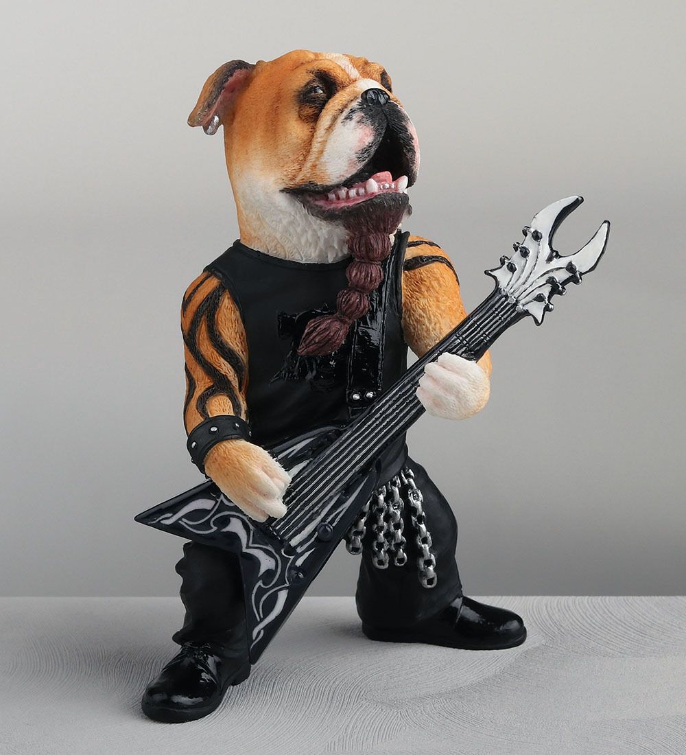 Veronese WS-1347 Статуэтка «Бульдог гитарист»