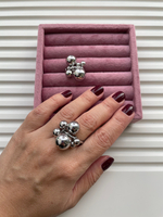 Кольцо "Шары", разъемное