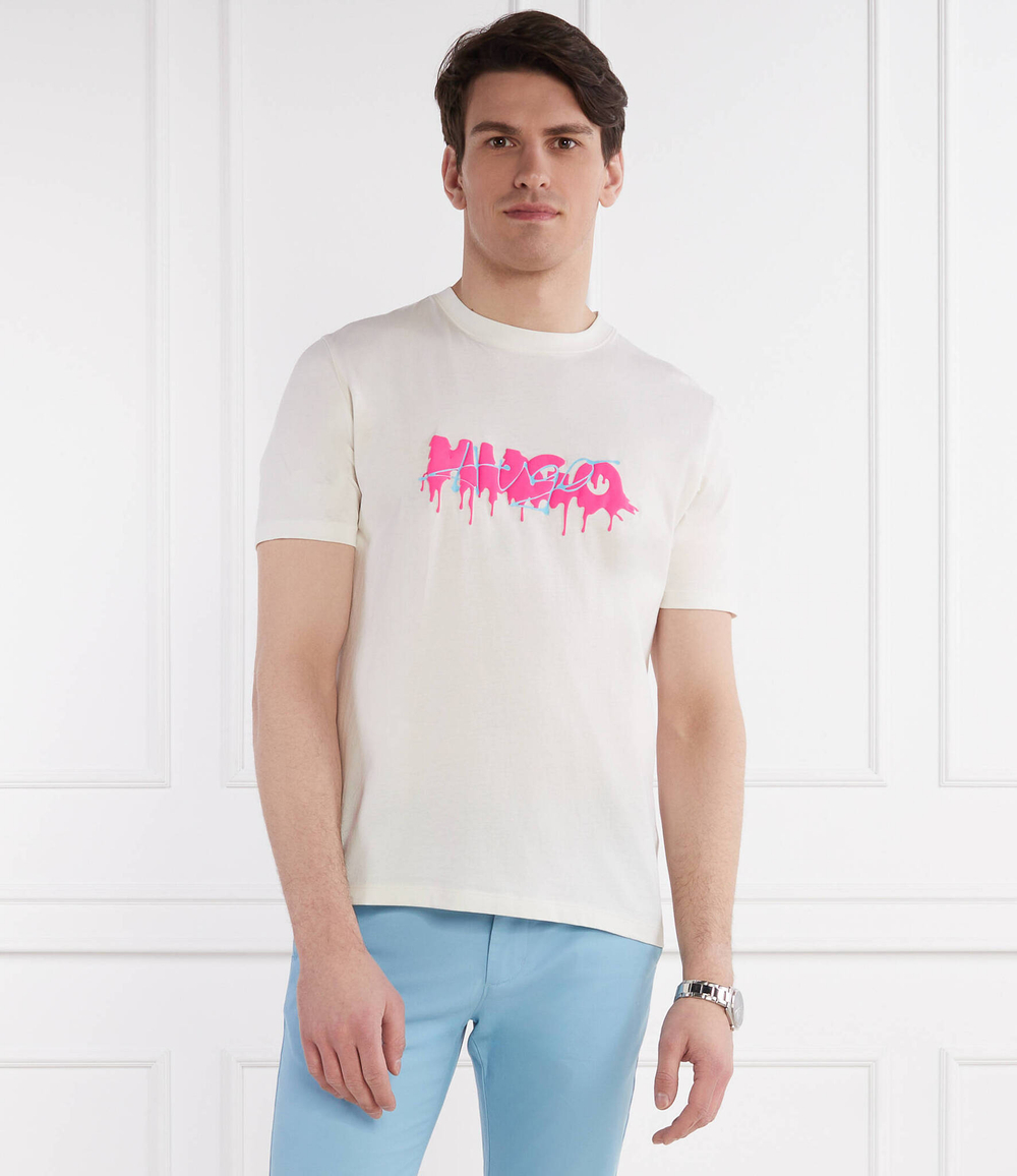 Футболка Dacation HUGO - экрю(50515282)