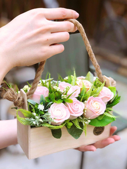 Букет из мыла ручной работы "Нежный"