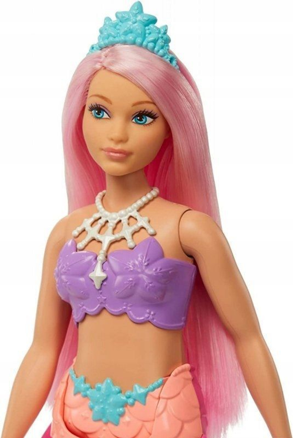 Mattel Кукла Барби Русалочки-подружки (Жемчужная принцесса) с розовым хвостом