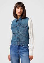 Куртка SHRUNKEN DENIM VEST 112350356