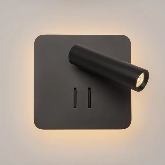 Настенный светильник (бра) Иос 176 / Ios 176 3000К 9Вт Maytoni c175-wl-01-6w-b