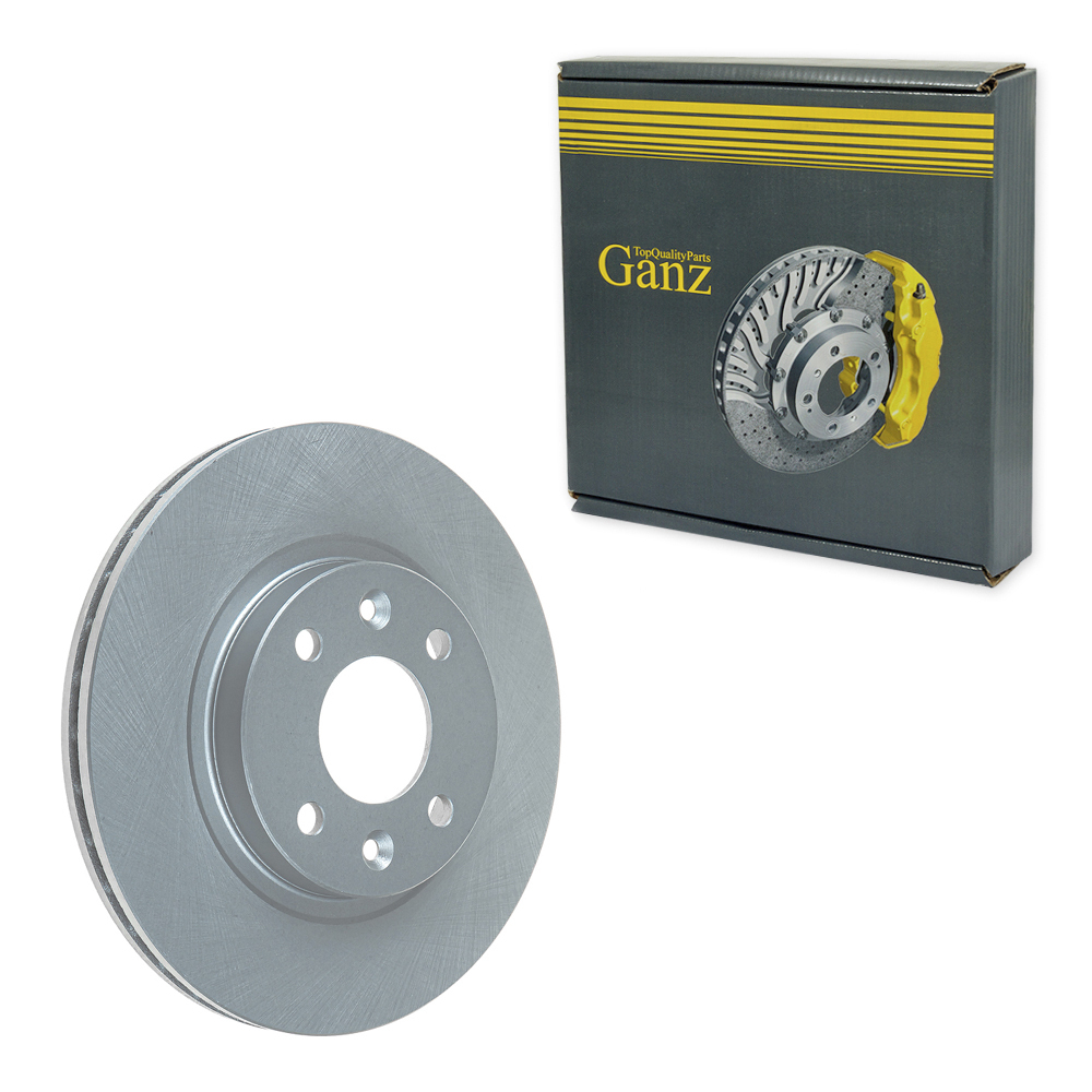 Диск тормозной GANZ передний с покрытием RENAULT / NISSAN / LADA Largus без ABS / D=259mm Арт.: GIJ10010