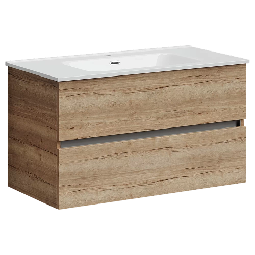 Тумба с раковиной Sancos Urban UR90EG дуб галифакс