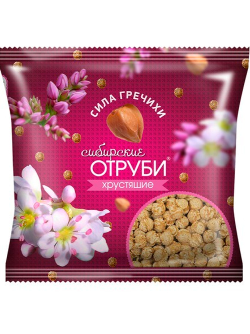 Сибирские Отруби "СИЛА ГРЕЧИХИ" пакет 100 г хрустящие
