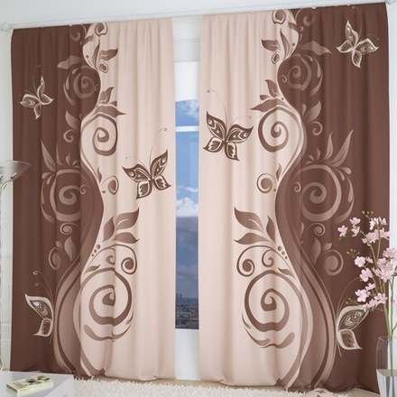 Фотошторы "РД. МЕЛАНИЯ ШОКОЛАД", Россия.