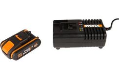 Комплект 3601 WORX: 1 аккумулятор 2 Ач и зарядное устройство на 2А