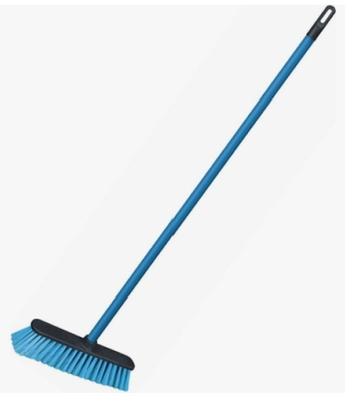 Щетка для уборки с черенком 110см,YORK,51040 шир.35см, щет.8см,пластик