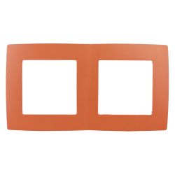 12-5002-22 ЭРА Рамка на 2 поста, Эра12, оранжевый