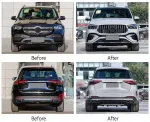 Обвес переделка для Mercedes-Benz GLE V167 SUV 2019-2023 для обновления до GLE53 V167 AMG 2023+ АМГ Мерседес Бенц ГЛЕ класс