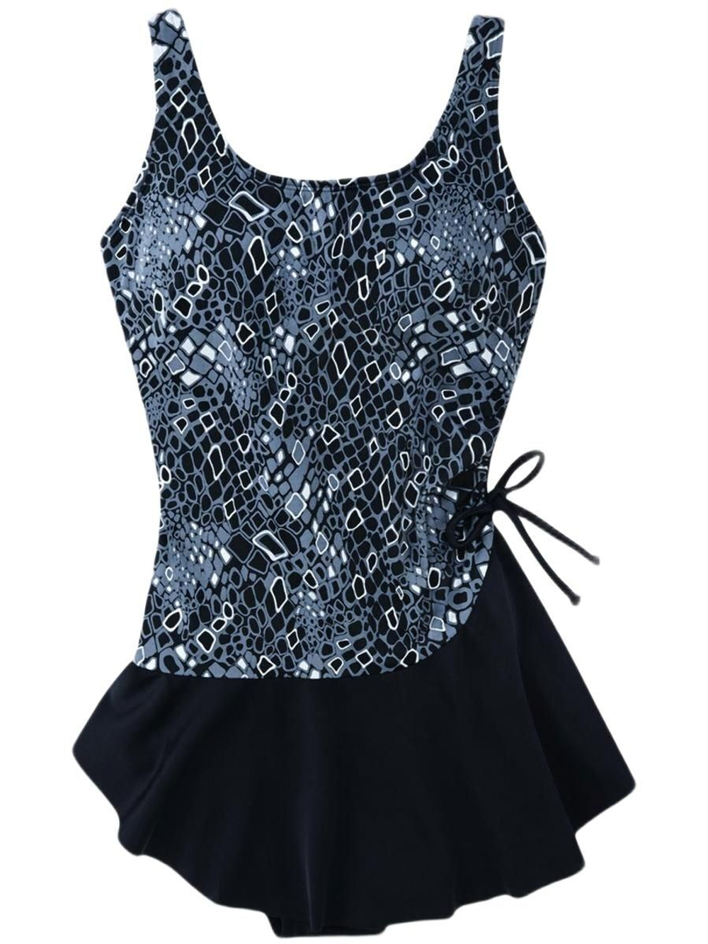 Купальник ортопедический со встроенным лифом и юбкой, Sarong Amoena, 56-58.RU