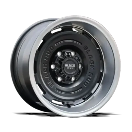 Диск колёсный литой BLACK MUD M560 R17 8,5 ET0 Matte Black / Machined Lip