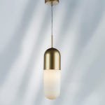 690113 Подвес RAMO 1х40W E27 ШАМПАНЬ/БЕЛЫЙ