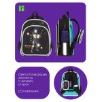 Ранец Berlingo Expert Plus "Robotics gaming" 38*29*15см, 2 отделения, 2 кармана, анатомическая спинка