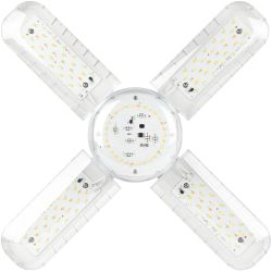 Фитолампа для растений светодиодная ЭРА GREEN LINE ФИТО-65W-PFR-E27-GR 5-ти лепестковая полного спектра 65 Вт Е27 | Фитолампы Е27