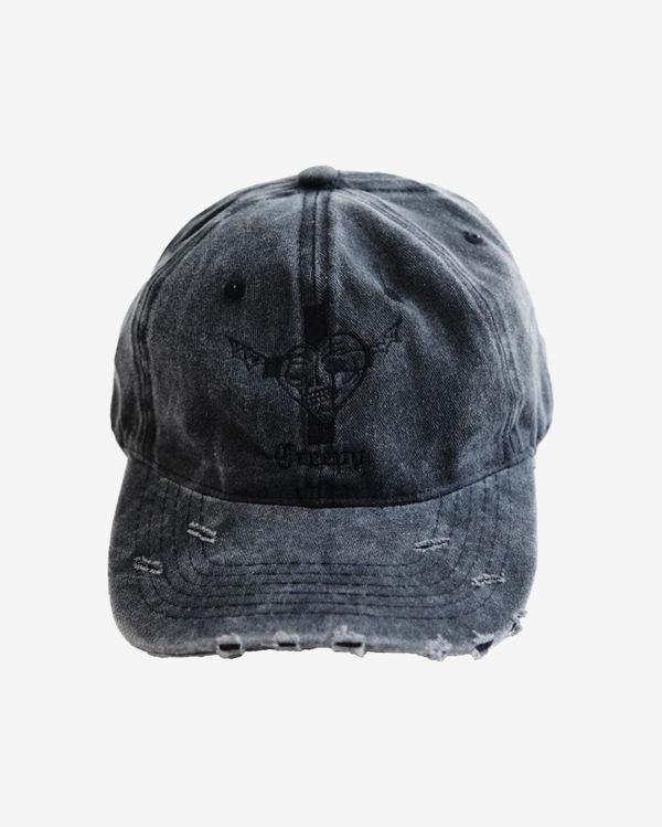 Кепка Сердце серая - фото 1