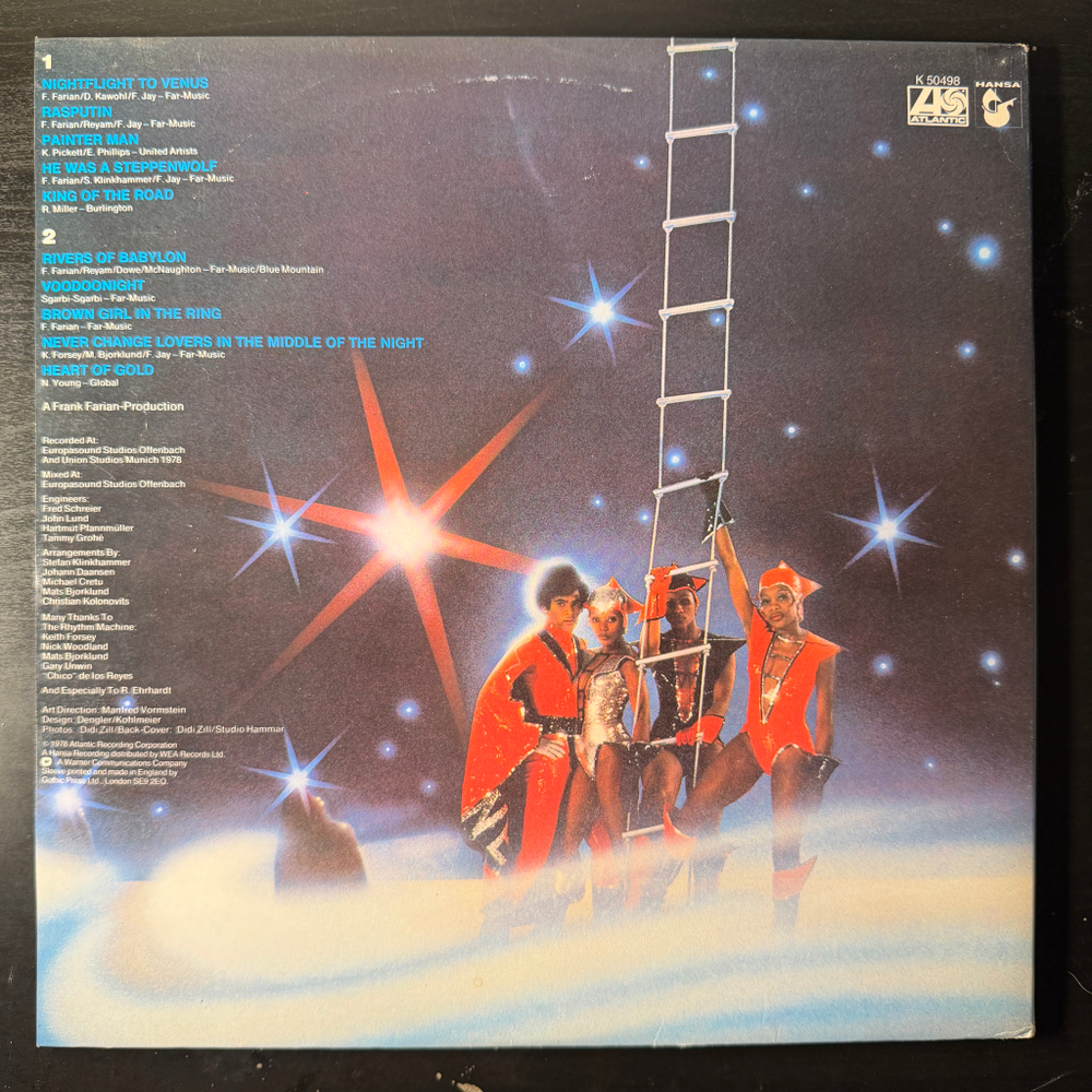 Boney M. – Nightflight To Venus (Англия 1978г.)