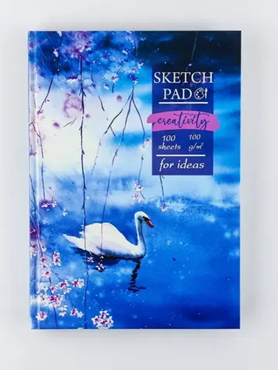 Скетчбук А5 переплёт твёрдый 100л. "For ideas"