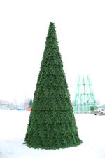 Уличная елка каркасная "Русская" (пвх) от 4 до 30 м
