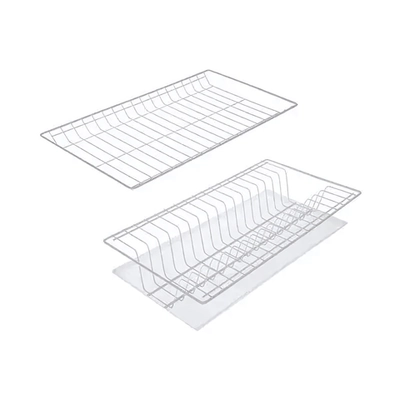 Посудосушитель 465 мм с рамкой, без поддона белый