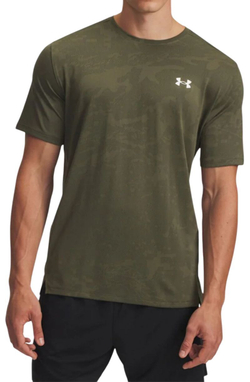 Мужская теннисная футболка Under Armour Tech Vent Jacquard Short Sleeve - khaki