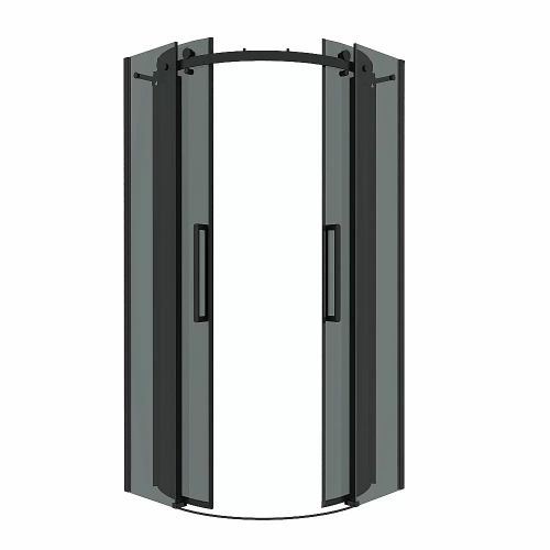 Душевой уголок Grossman Classic 301.K33.04.1010.21.10 100x100 стекло тонированное/профиль черный матовый