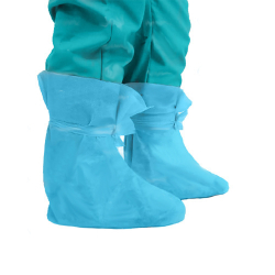 Бахилы хирургические ламинированные 45 см на завязках, пл.42 стерильные Новисет