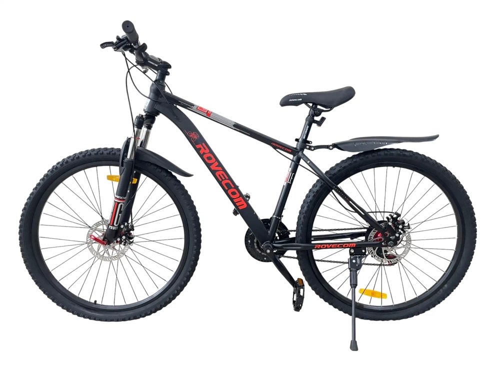 Велосипед Rovecom 27,5" 21скор (Стальная рама, диск. тормоз) Черный (матовый) Rov-610-27,5-4
