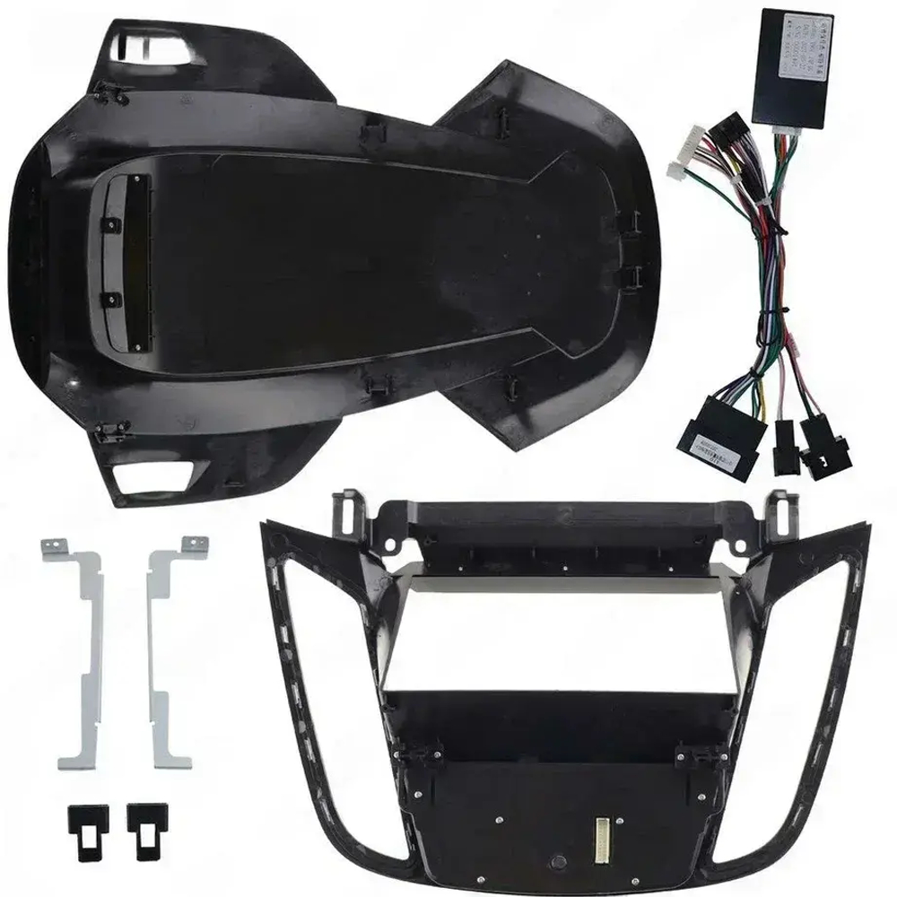 Магнитола для Ford Kuga 2 2012-2019 (без SYNC 3) - Carmedia SF-9203-1 (рамкка 9") QLed+2K, Android 13, TS20, CarPlay, 4G SIM-слот